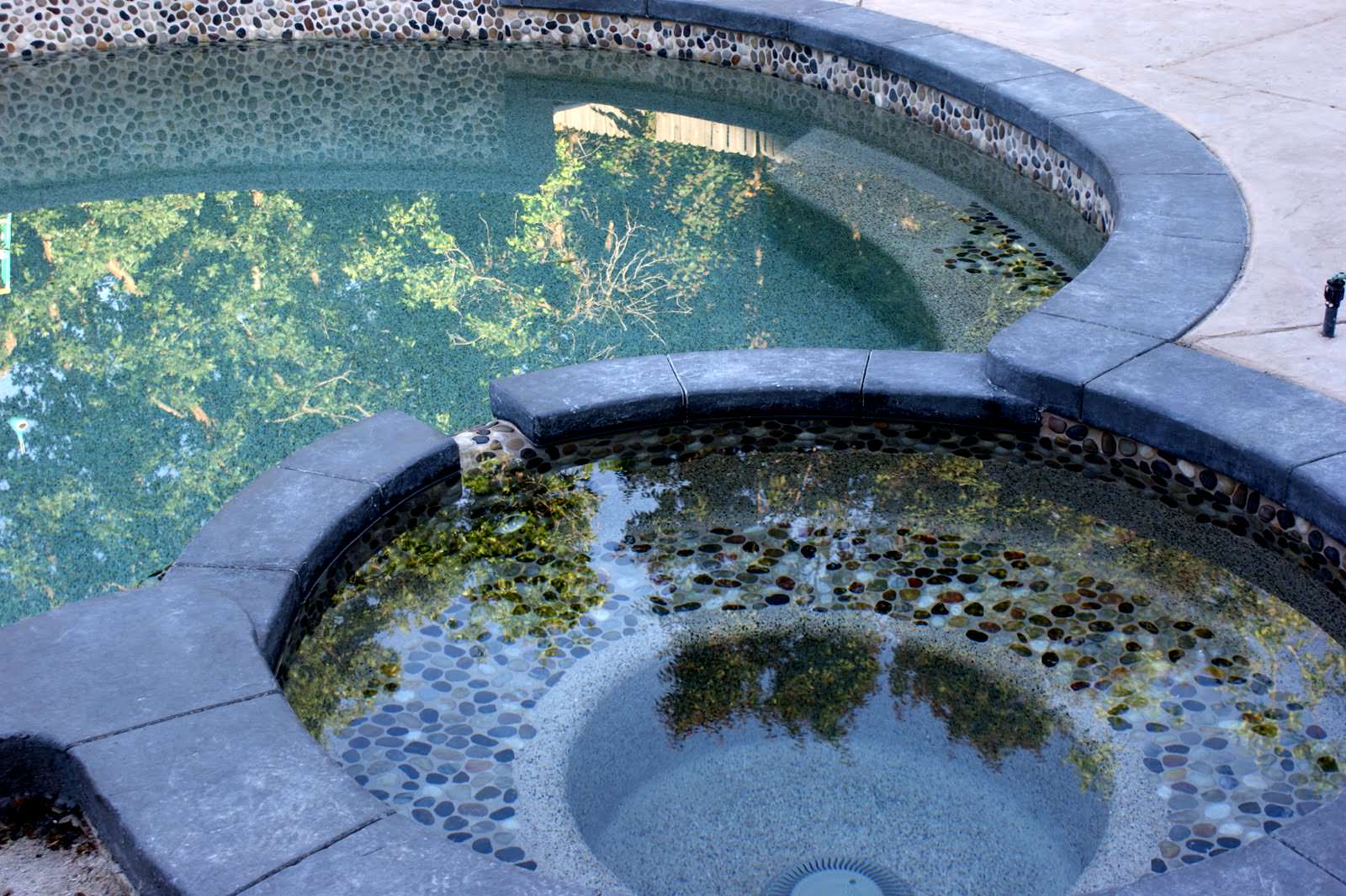 Remodelled outdoor spa pool - Precision Pools