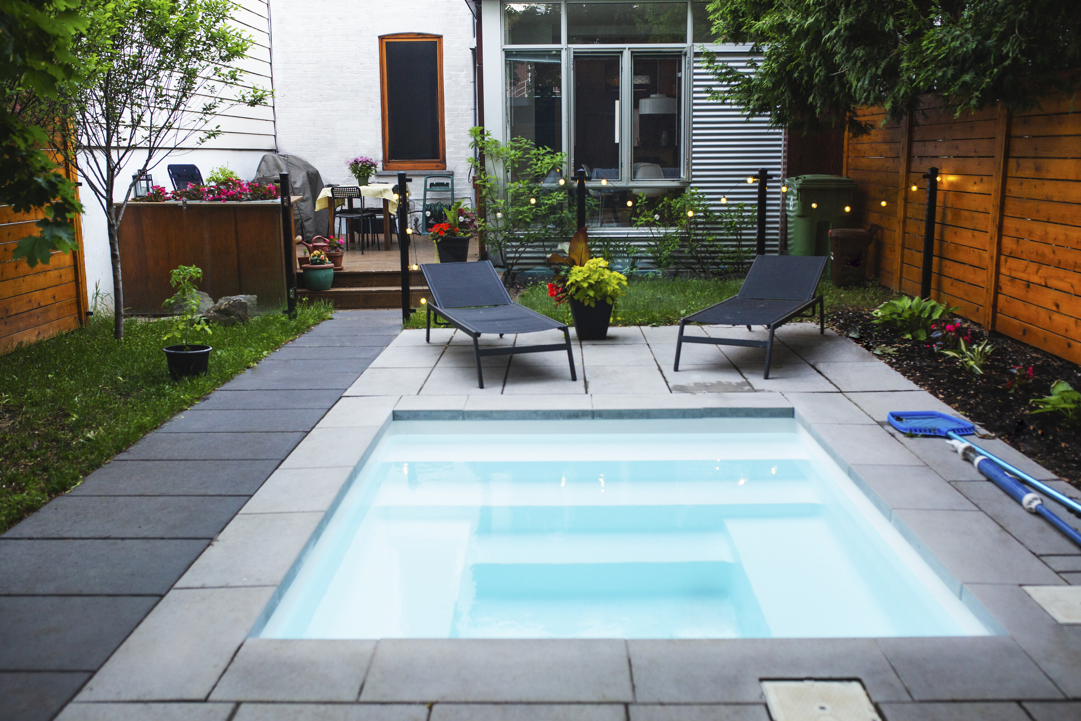 Small cocktail pools, back yard, swimming pool - Precision Pools UT